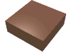Набор LEGO Tile 1 x 1 with Groove, Dark Flesh