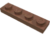 Набор LEGO Plate 1 x 4, Dark Flesh