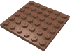 Набор LEGO Plate 6 x 6, Dark Flesh