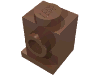Набор LEGO Brick Special 1 x 1 with Headlight and No Slot, Dark Flesh