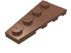 Набор LEGO Wedge Plate 4 x 2 Left, Dark Flesh