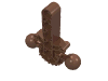 Набор LEGO Bionicle Hips / Lower Torso with 2 Ball Joints and 7 Tooth Half Gear, Dark Flesh