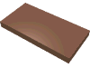 Набор LEGO Tile 2 x 4 with Groove, Dark Flesh