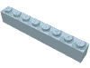 Набор LEGO Brick 1 x 8, Светло-голубой