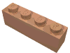 Набор LEGO Brick 1 x 4, Flesh