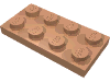 Набор LEGO Plate 2 x 4, Flesh