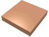 Набор LEGO Tile 2 x 2 with Groove, Flesh