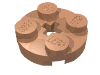 Набор LEGO Plate Round 2 x 2 with Axle Hole Type 1 (+ Opening), Flesh