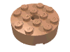 Набор LEGO Brick Round 4 x 4 [Centre Hole], Flesh