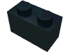 Набор LEGO Brick 1 x 2, Бесцветный