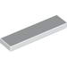 Набор LEGO Tile 1 x 4 with Gray, Orange, and Green Lines Print [4487], Белый