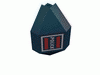 Набор LEGO Panel 3 x 3 x 6 Corner Convex with Space Police I Logo Print Right, Черный