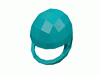 Набор LEGO Technic Figure Helmet with Four Red Lines Print [8457], Желтый