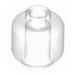 Набор LEGO Minifig Head with Purple Brain Print [Blocked Open Stud], Trans-Clear