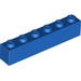 Набор LEGO Brick 1 x 6 with Red Stripes and V8 Power logo Print, Голубой
