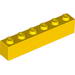 Brick 1 x 6 with 2 Green Stripes and Red Number 2 Print