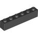 Набор LEGO Brick 1 x 6 with Gold '722' Print, Черный