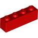 Набор LEGO Brick 1 x 4 with Car Taillights Red and Orange Print, Черный