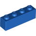 Набор LEGO Brick 1 x 4 with Racing 73 Print, Голубой