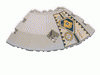 Набор LEGO Panel 14 x 14 x  2.667 Quarter Saucer with Right UFO Print, Светло-серый