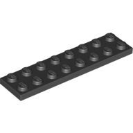 Набор LEGO Plate 2 x 8, Chrome Gold