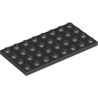 Набор LEGO Plate 4 x 8, Chrome Gold