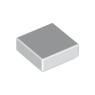 Набор LEGO Tile 1 x 1 with TV Globe Logo Print, Белый