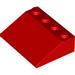 Набор LEGO Slope 33В° 3 x 4 with Fire Cruiser Print, Красный