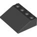 Набор LEGO Slope 33В° 3 x 4 with Res-Q on Yellow Triangle Print, Черный