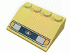 Набор LEGO Slope 33В° 3 x 4 with Headlights Print, Желтый