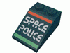 Набор LEGO Slope 33В° 3 x 2 with Space Police II Print logo, Черный