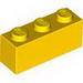 Набор LEGO Brick 1 x 3 with Green and Blue Stripe with Cargo Logo Print, Желтый
