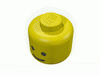 Набор LEGO Minifig Head Standard Grin Print [Solid Stud], Желтый