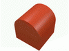 Duplo, Brick 2 x 2 x 2 Curved Top with Table Lamp Print