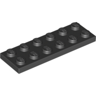 Набор LEGO Plate 2 x 6, Chrome Gold