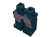 Набор LEGO Legs and Hips with Purple Greatcoat Gray Outline Print (Severus Snape), Черный