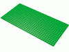 Набор LEGO Baseplate 16 x 32 with Beach Print [6410], Светло-зеленый
