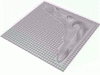 Набор LEGO Baseplate Raised 32 x 32 Crater Plate without Crater Studs, Светло-серый