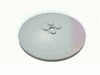 Набор LEGO Dish 8 x 8 Inverted [Radar] with Tree Branch Print [4582], Коричневый