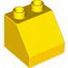 Набор LEGO Duplo, Brick 2 x 2 Slope 45 with Octan, Digits and Gas Gauge Print, Желтый
