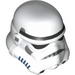Набор LEGO Minifig Helmet SW Stormtrooper, Dotted Mouth Print, Chrome Silver