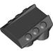 Набор LEGO Brick, Modified 2 x 2 No Studs, Sloped with 3 Side Pistons Raised and Silver Engine Print, Черный