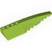 Набор LEGO Wedge 12 x 3 Right with Silver, Green, Orange Print (Set 7133), Лайм