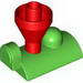 Duplo Train Steam Engine Funnel Top, Red Top
