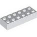 Набор LEGO Brick 2 x 6 with Numbers 2 and 3 in Green Laurels Print, Белый