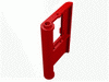 Набор LEGO Door 1 x 4 x 5 Train Right with Green Stripe, Train Logo and Rivets Print [4512], Темно-серый