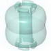 Набор LEGO Clikits Bead, Ring Thick Small Double with 2 Pins, Прозрачный ярко-зеленый