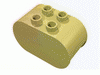 Набор LEGO Duplo, Brick 2 x 4 x 2 Rounded Ends with 2 Eyes with Pupils Print, Желтый