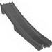 Duplo, Train Track Bridge End Section With Bottom Support (New Style)