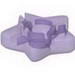 Набор LEGO Clikits Icon, Star 2 x 2 Large with Hole, Trans-Light Blue